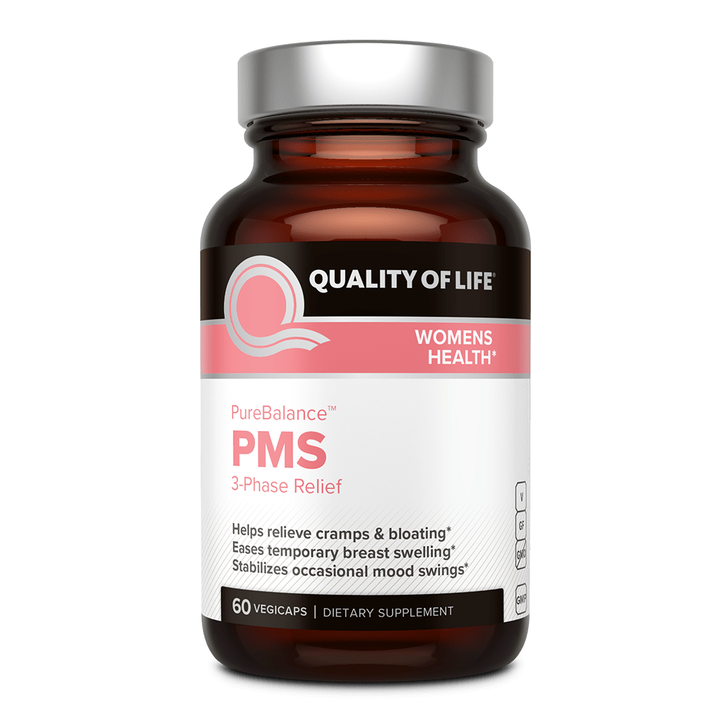 Quick PMS Relief and Hormone Balance Supplement Bundle - Clinically Proven  to Ease Cramps Stabilize Mood Clear Brain Fog Hydrate Skin and More