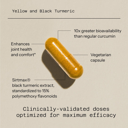 Yellow and Black Turmeric with Curcumin-SR™