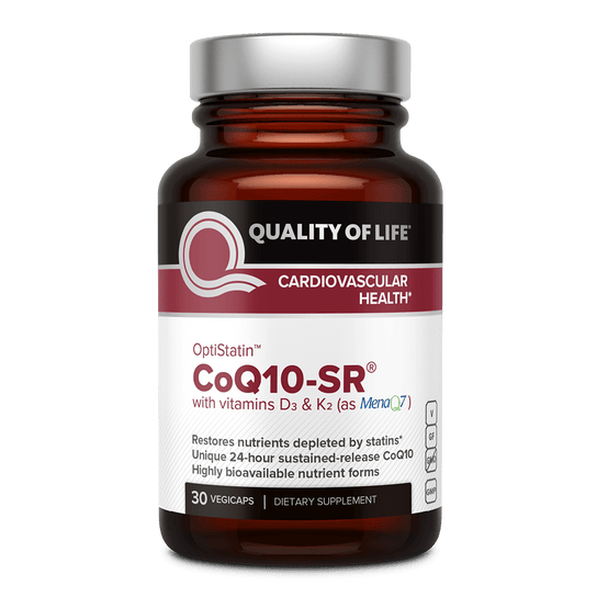 OptiStatin™ CoQ10-SR® - 30 count bottle front