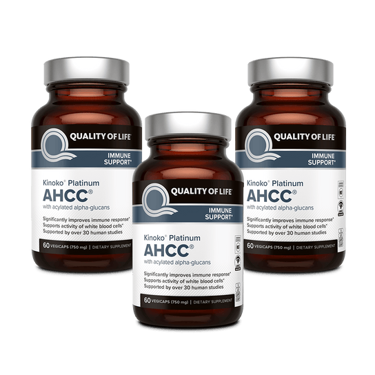 AHCC® - Kinoko® Platinum - Trio | Quality of Life