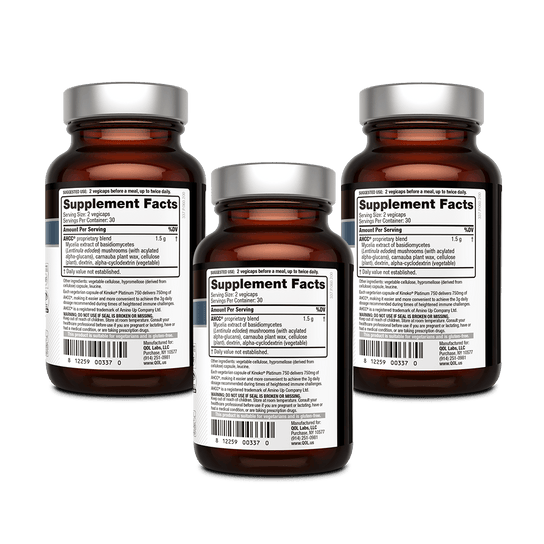 AHCC® - Kinoko® Platinum - Trio | Quality of Life