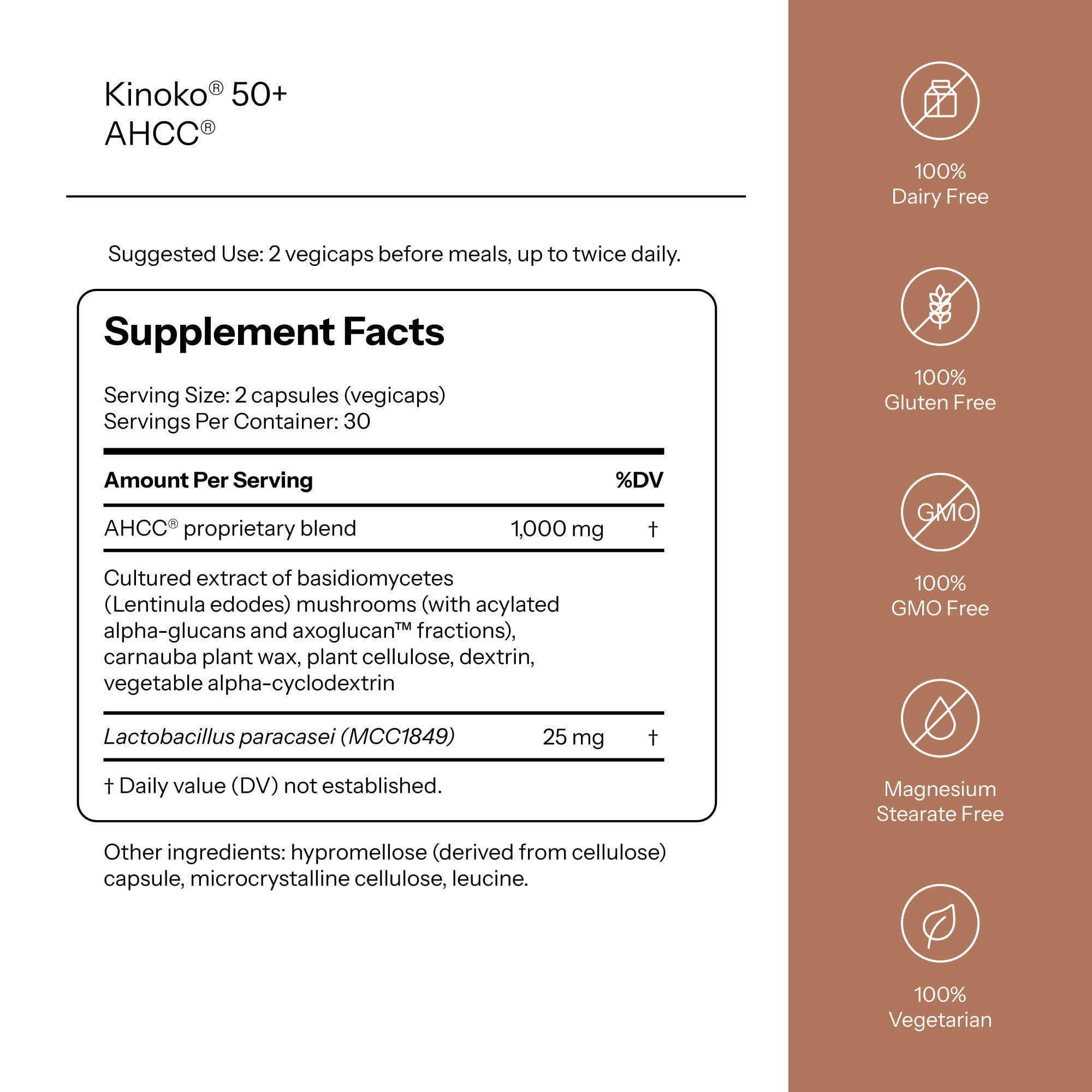 Kinoko® 50+ AHCC® | Quality of Life